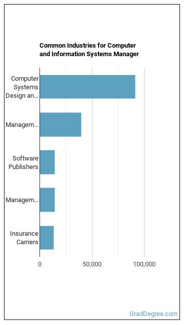 Computer and Information Systems Managers industries