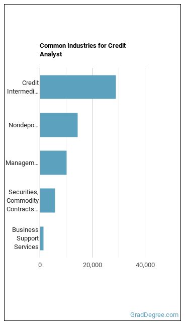 Credit Analysts industries