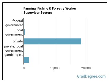 First-Line Supervisors of Farming, Fishing, and Forestry Workers sectors