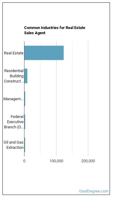Real Estate Sales Agents industries