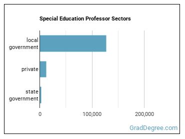 Special Education Teachers, Secondary School sectors