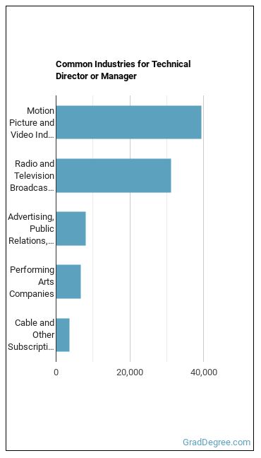 Media Technical Directors/Managers industries