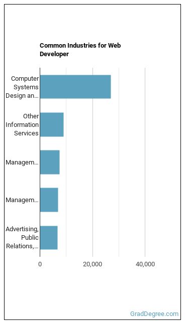 Web Developers industries