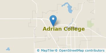 Location of Adrian College