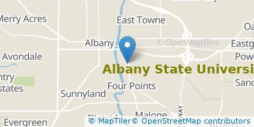 Location of Albany State University