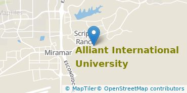 Location of Alliant International University-San Diego
