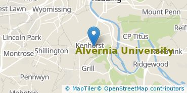 Location of Alvernia University