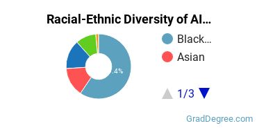 Graduate Racial-Ethnic Diversity at AIU Houston