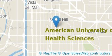 Location of American University of Health Sciences