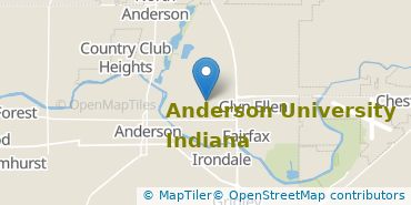 Location of Anderson University