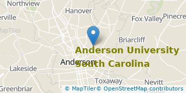 Location of Anderson University