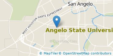 Location of Angelo State University