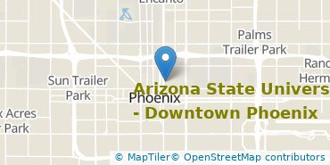 Location of Arizona State University - Downtown Phoenix
