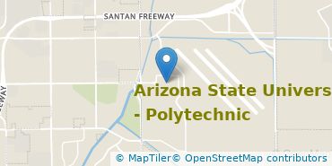 Location of Arizona State University - Polytechnic