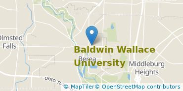 Location of Baldwin Wallace University