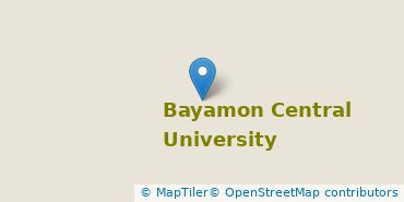Location of Universidad Central de Bayamon