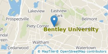 Location of Bentley University