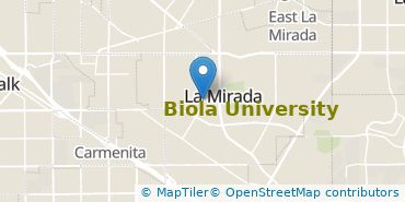 Location of Biola University
