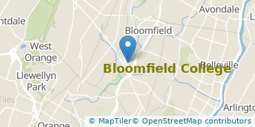 Location of Bloomfield College of Montclair State University