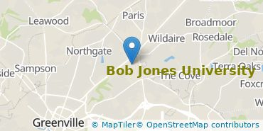 Location of Bob Jones University