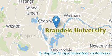 Location of Brandeis University