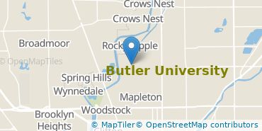 Location of Butler University