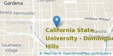 Location of California State University-Dominguez Hills