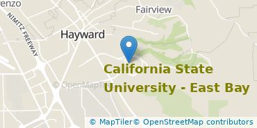 Location of California State University-East Bay