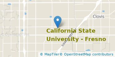 Location of California State University-Fresno