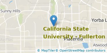 Location of California State University-Fullerton