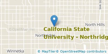 Location of California State University-Northridge