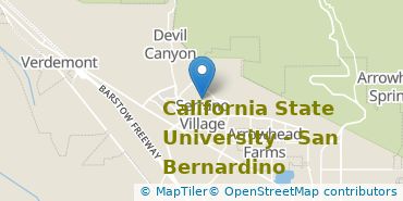 Location of California State University-San Bernardino