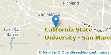 Location of California State University-San Marcos