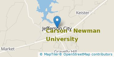 Location of Carson-Newman University