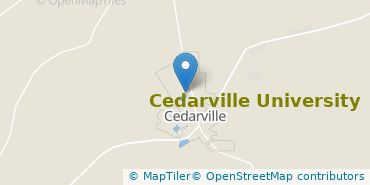 Location of Cedarville University