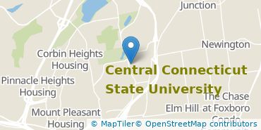 Location of Central Connecticut State University