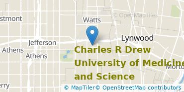Location of Charles R Drew University of Medicine and Science