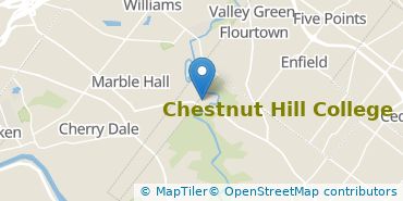 Location of Chestnut Hill College