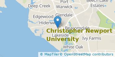 Location of Christopher Newport University
