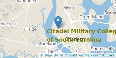 Location of Citadel Military College of South Carolina