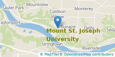 Location of Mount St. Joseph University