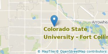 Location of Colorado State University-Fort Collins