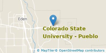 Location of Colorado State University Pueblo