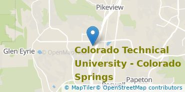 Location of Colorado Technical University-Colorado Springs