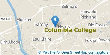 Location of Columbia College
