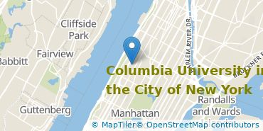 Location of Columbia University in the City of New York