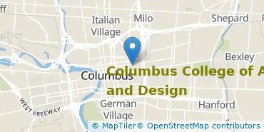 Location of Columbus College of Art & Design
