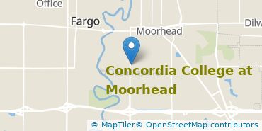 Location of Concordia College at Moorhead