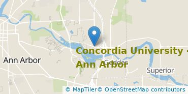 Location of Concordia University Ann Arbor