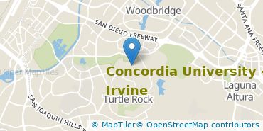 Location of Concordia University-Irvine